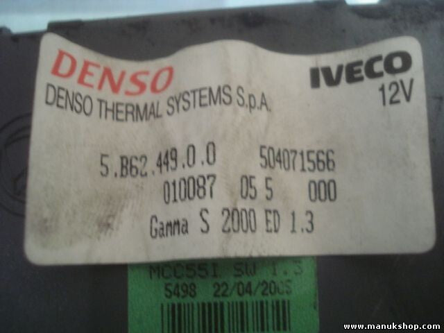 Elektronische Steuereinheit Klimaanlage Iveco Daily DENSO 504071566 501300510001