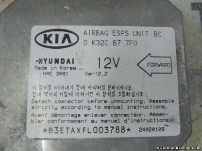 Airbagsensor Airbagsteuergerät Hyundai Kia 0K32C677F0 0 K32C 67 7F0