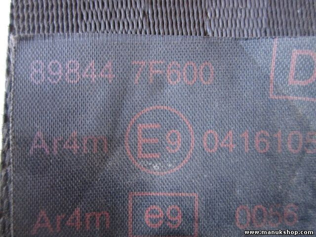 Sicherheitsgurt Gurt Nissan Terrano Ford Maverick II T2 R20 898447F600 0416108