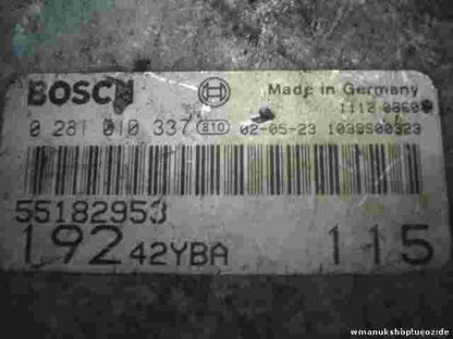 Motorsteuergerät Fiat Stilo 55182953 19242YBA 115 BOSCH 0281010337 0 281 010 337
