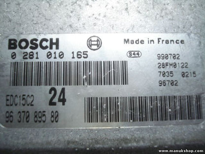 Motorsteuergerät Citroen Xantia Peugeot 406 2.0 9637089580 0281010165 EDC15C224