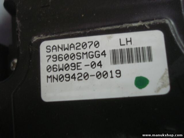 Klimabedienteil Honda Civic R (2007–2010) 79600SMGG4 SANWA2070