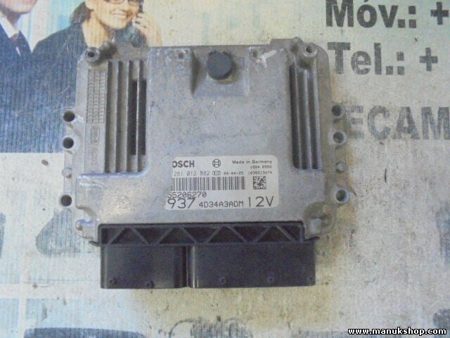 Motorsteuergerät Alfa Romeo 147 1.9 JTDM 0281012882 9374D34A3ADM 55206270 BOSCH