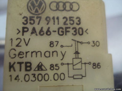Glühkerzen Relais Audi VW Volkswagen Sharan Galaxy Golf 3 357911253 14030000