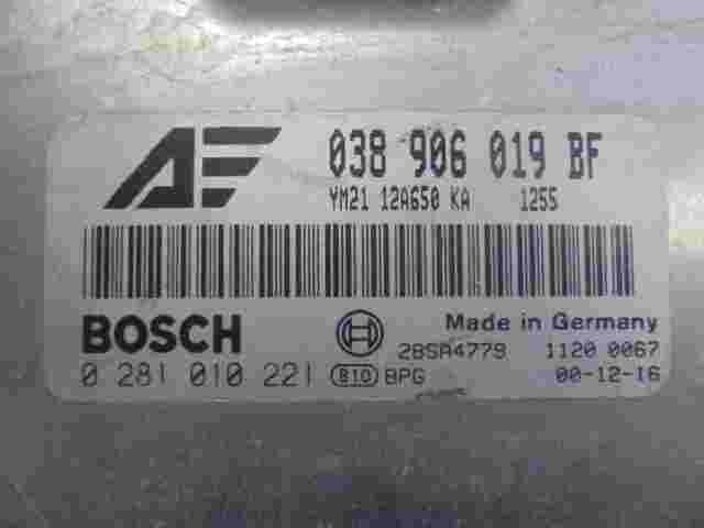 Motorsteuergerät VW Sharan Seat Alhambra Galaxy 038906019BF BOSCH 0281010221