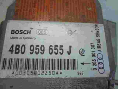 Airbagsensor Airbagsteuergerät Audi A6 S6 4B 4B0959655J BOSCH 0285001307 (867)