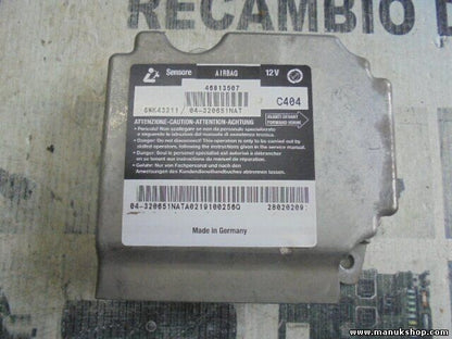 Airbagsensor Airbagsteuergerät Fiat Multipla 46813507 5WK43211 04320651NAT