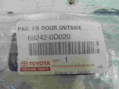 Front Door Outside Pad Toyota Avensis 692420D020 69242-0D020