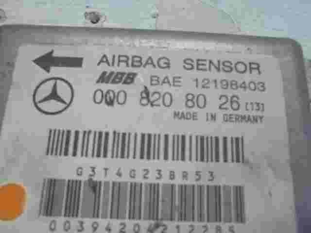 Airbagsensor Airbagsteuergerät Mercedes W202 0008208026 (13) MBB BAE 12198403