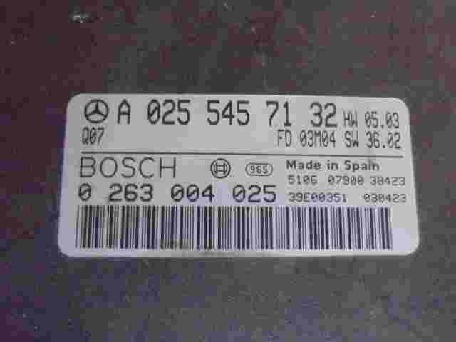 Steuergerät Einparkhilfe Mercedes W211 A0255457132 Q07 FD03M04 0263004025
