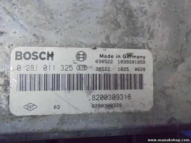 Motorsteuergerät Renault Laguna II 2.2 dCi 8200309318 8200309329 0281011325