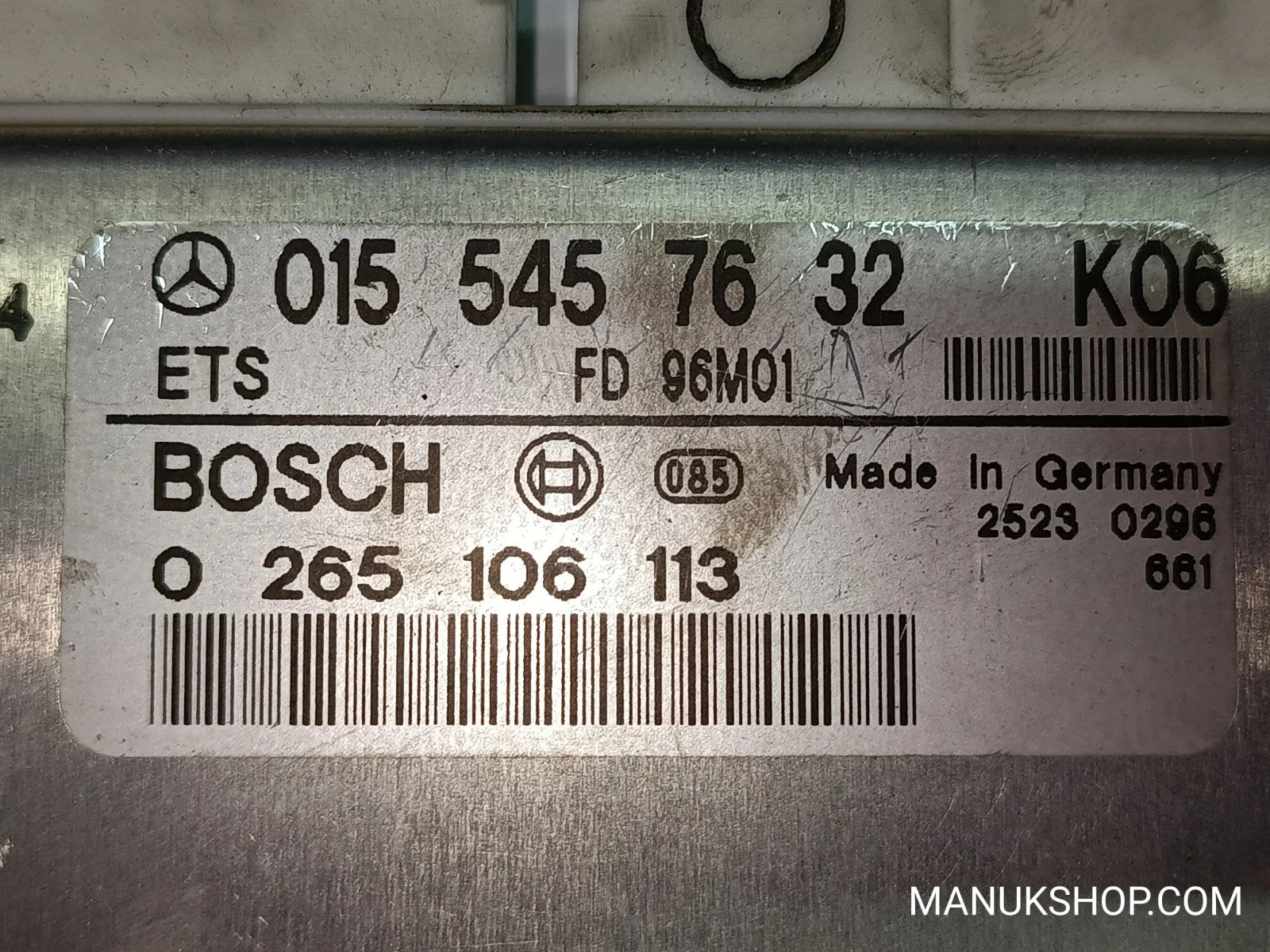Steuergerät Mercedes-Benz W210 0155457632 K06 FD96M01 BOSCH 0265106113
