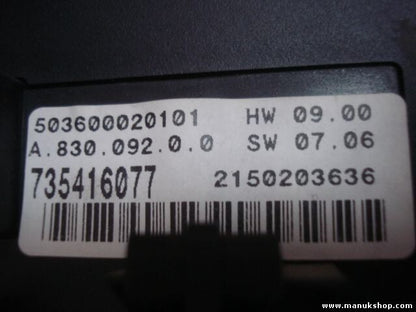 Klimabedienteil Fiat Stylo 503600020101 735416077