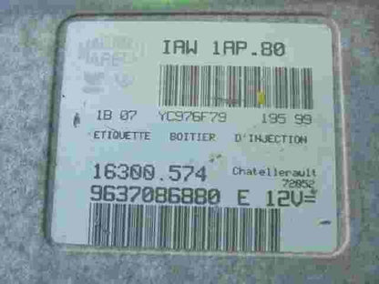 Motorsteuergerät Peugeot 207 9637086880 E 16300574 16MAGNETI MARELLI  IAW1AP80