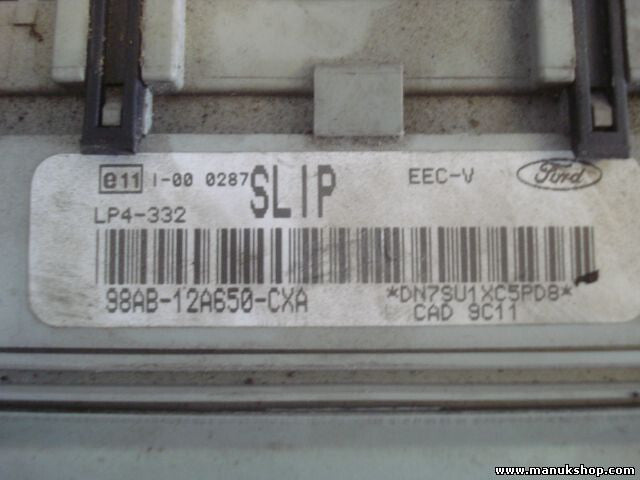 Motorsteuergerät Ford Focus LP4-332 SLIP 98AB12A650CXA 98AB-12A650C-XA