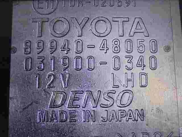 Scheinwerfer kontroll relais Lexus RX 330-350 8994048050 DENSO 0319000340
