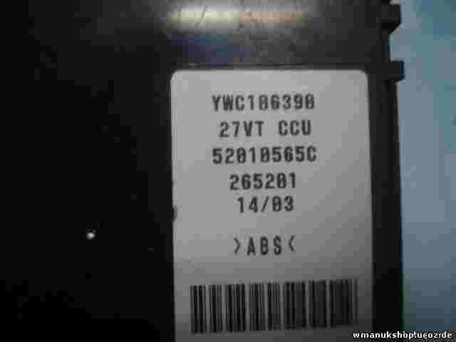 Unidad de Control Integrado Land Rover Freelander 1 YWC106390 52010565C 265201