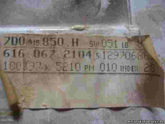 Kombiinstrument Tacho VW Transporter T4  7D0919850H 6160672104 0263301578
