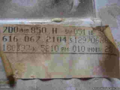 Kombiinstrument Tacho VW Transporter T4  7D0919850H 6160672104 0263301578