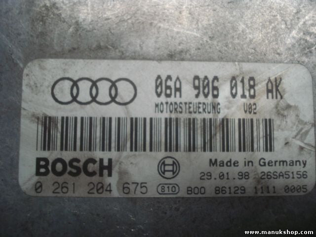 Motorsteuergerät Audi A3 06A 906 018 AK 06A906018AK BOSCH 0261204675