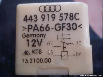 Klimaanlage Magnetkupplung relais VW Passat Golf NR.267 443919578C 15210000