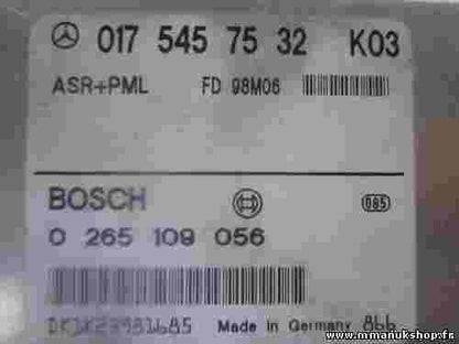Steuergerät ASR PML  Mercedes-Benz W210 0175457532 K03 FD98M06 BOSCH 0265109056