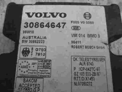 Steuergerät Wegfahrsperre Alarmmodul Volvo S40 V40 99W16 30864647 F005V00060