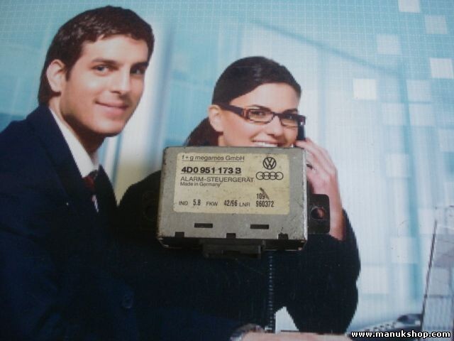 Steuergerät Alarm VW Audi 4D0951173B 4D0 951 173 B 4DO951173B IND.5.8