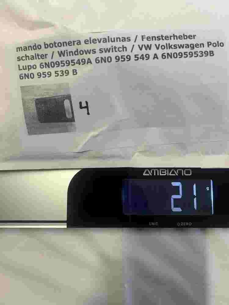 Fensterheber schalter  Volkswagen Polo Lupo 6N0959549A 6N0959539B 6NO959549A