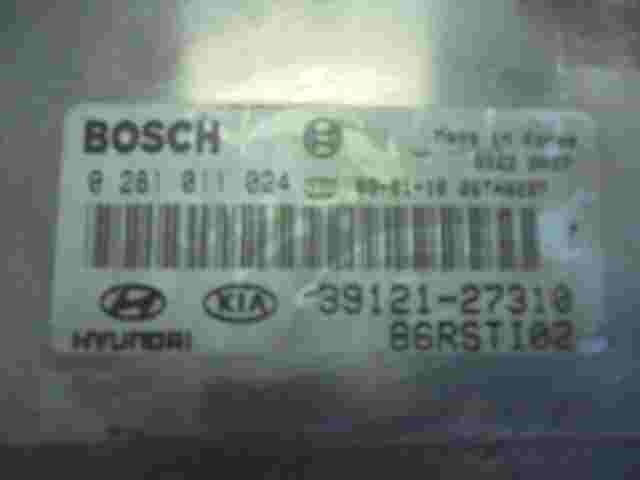 Motorsteuergerät Kia Carens II 3912127310 39121-27310 BOSCH 0281011024 86RSTI02