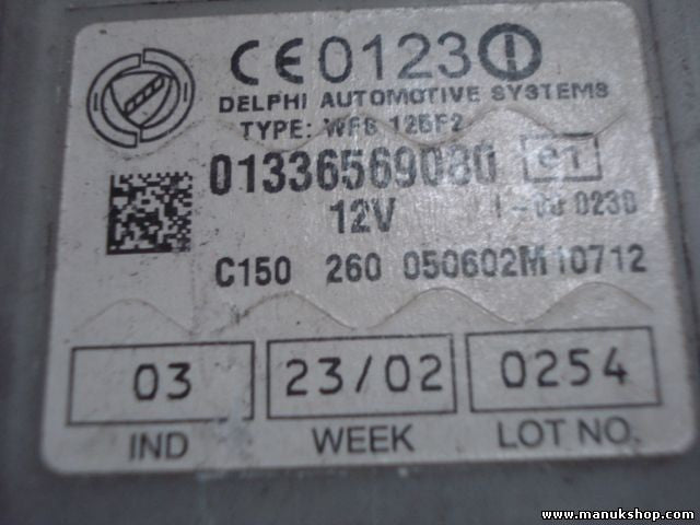 Wegfahrsperre Alarmmodul Boxer Jumper 1336569080 01336569080 TYPE. WFS 125F2