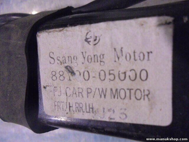 Fensterheber elektrisch hinten Links SsangYong Musso 8810005000 J23