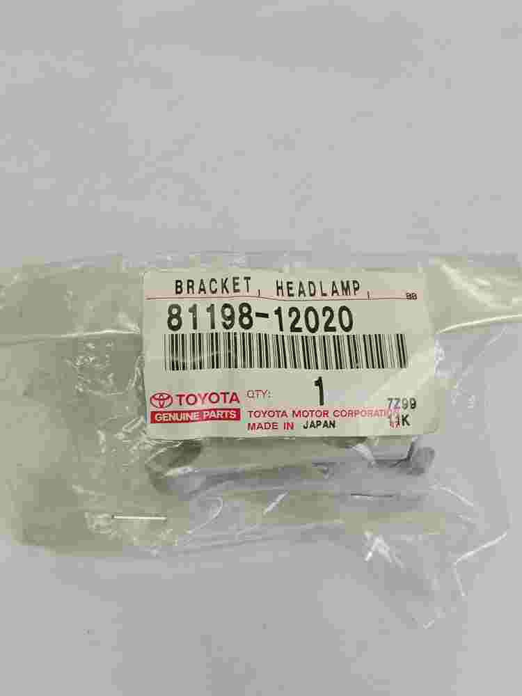Bracket Headlamp LWR LH  Toyota Corolla E12 8119812020 81198-12020