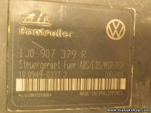 ABS Steuergerät VW Audi Seat Skoda 1J0907379R ATE 10094903373 3X6808