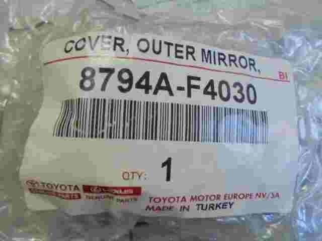 Cover Outer Mirror  ToyotaCamry Corolla RAV4 4Runner Avalon 8794AF4030