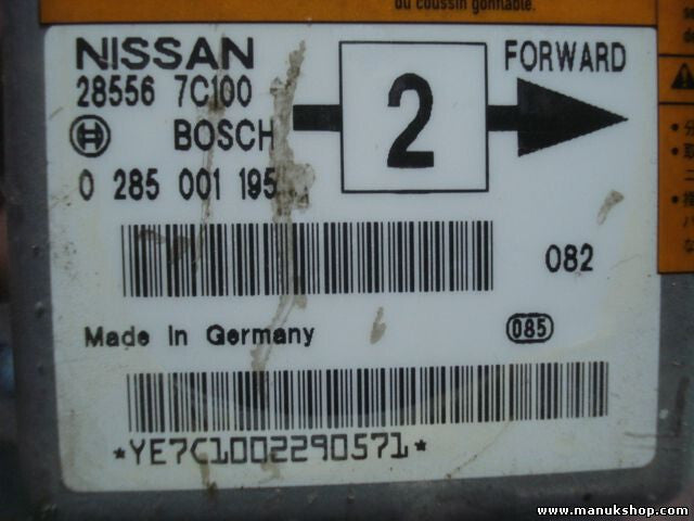 Airbagsensor Airbagsteuergerät Nissan Serena C23 285567C100 2 285567C1002