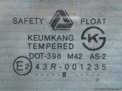 Dreieckscheibe Seitenscheibe hinten rechts Hyundai Galloper II 98 DOT398M42AS2
