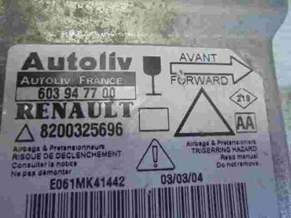 Airbagsensor Airbagsteuergerät  Renault Laguna (AA) 8200325696 603947700