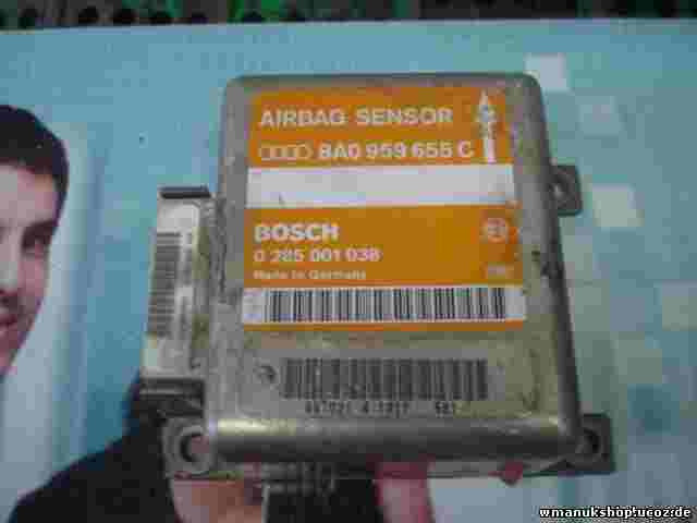 Airbagsensor Airbagsteuergerät Audi 8A0959655C  8AO959655C BOSCH 0285001038