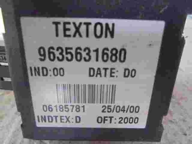 Schlüssel Lesespule Citroen Xantia 9635631680 06185781 Index D Date D0 Texton