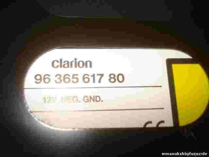 CD AM FM  Wechsler Changer Peugeot 607 9636561780  9631140280 Clarion PU-2293B