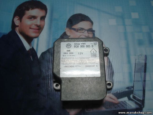 Airbagsensor Airbagsteuergerät VW Polo Skoda Fabia Passat 6Q0909605B index (03)