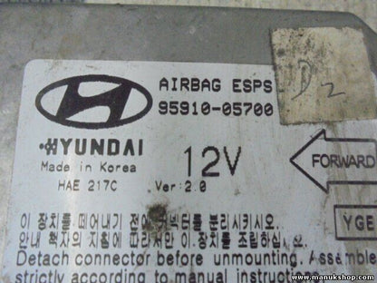 Airbagsensor Airbagsteuergerät Hyundai Amica Atos (MX) 2007 9591005700 HAE217C