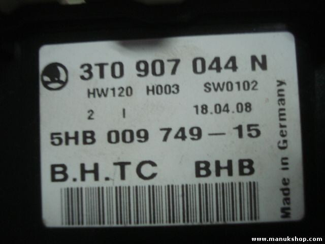 Klimabedienteil Skoda Superb 3T0907044N 3T0 907 044 N 3TO907044N