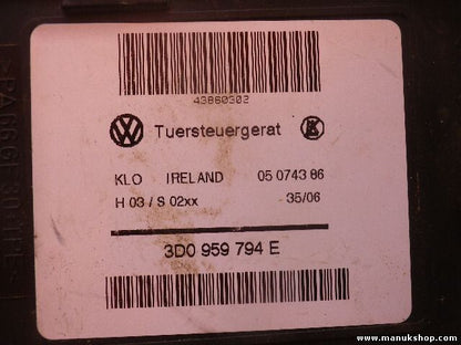 Fensterheber steuergerät VW Volkswagen Touareg 7L 05074386 3D0959794E 7L05074386
