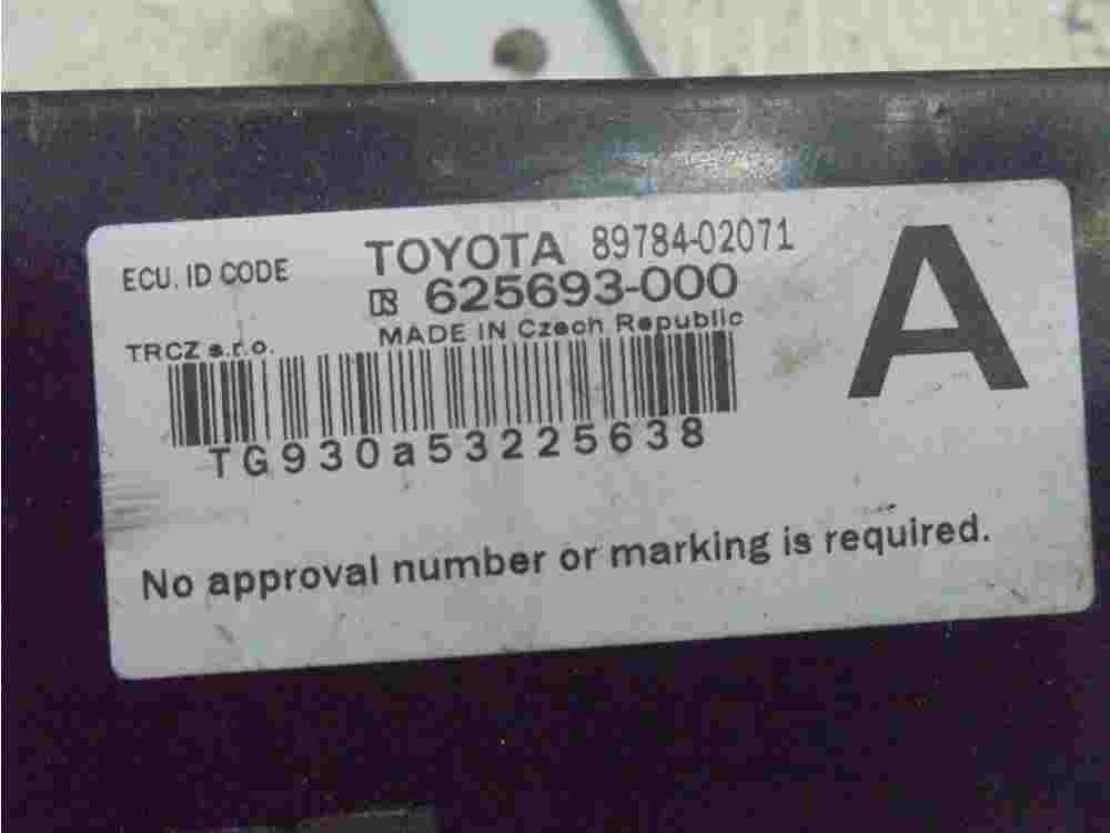 Steuergerät Wegfahrsperre Toyota Auris E180 8978402071 8978402071A 625693000