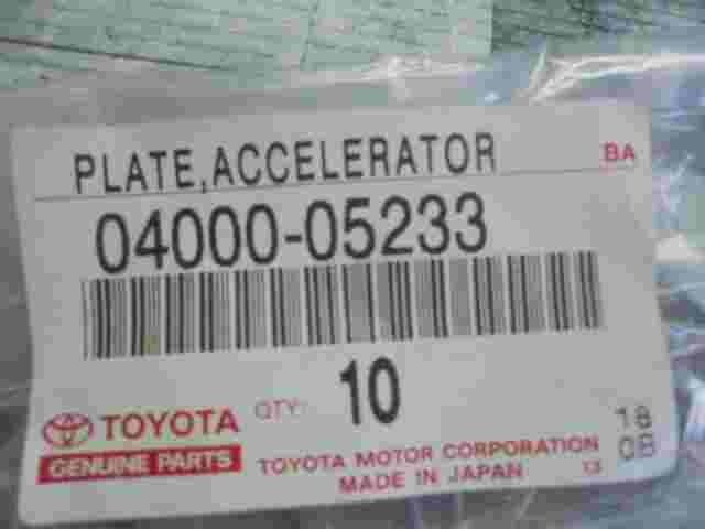 Plate Accelerators / Toyota Lexus 0400005233 04000-05233