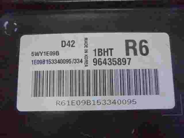 Motorsteuergerät Daewoo Chevrolet Tacuma 96435897 D42 1BHT R6 5WY1E09B 5WY1E09 B