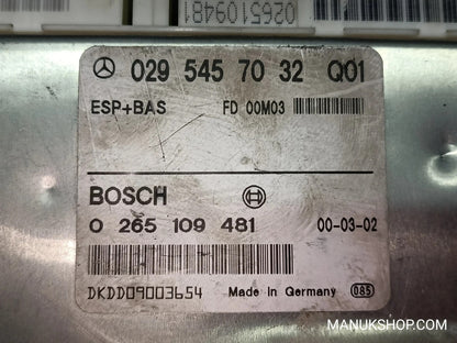 Steuergerät Mercedes-Benz 0295457032 Q01 FD00M03 BOSCH 0265109481 0 265 109 481