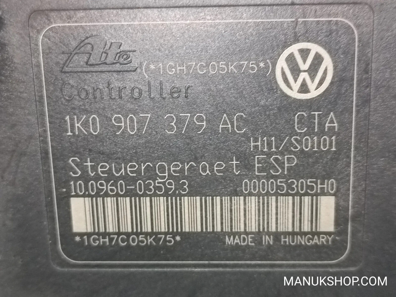 ABS Hydraulikblock VW 1K0614517AE 10020602404 1K0907379AC 10096003593 00005305H0